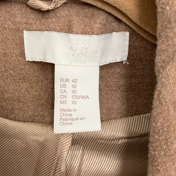 H&M Classic Tan Trench Coat - Picture 2 of 4